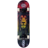 Skateboard Ollie Semi Pro 6 Leon Rasta - Verde OM-3108-D-24