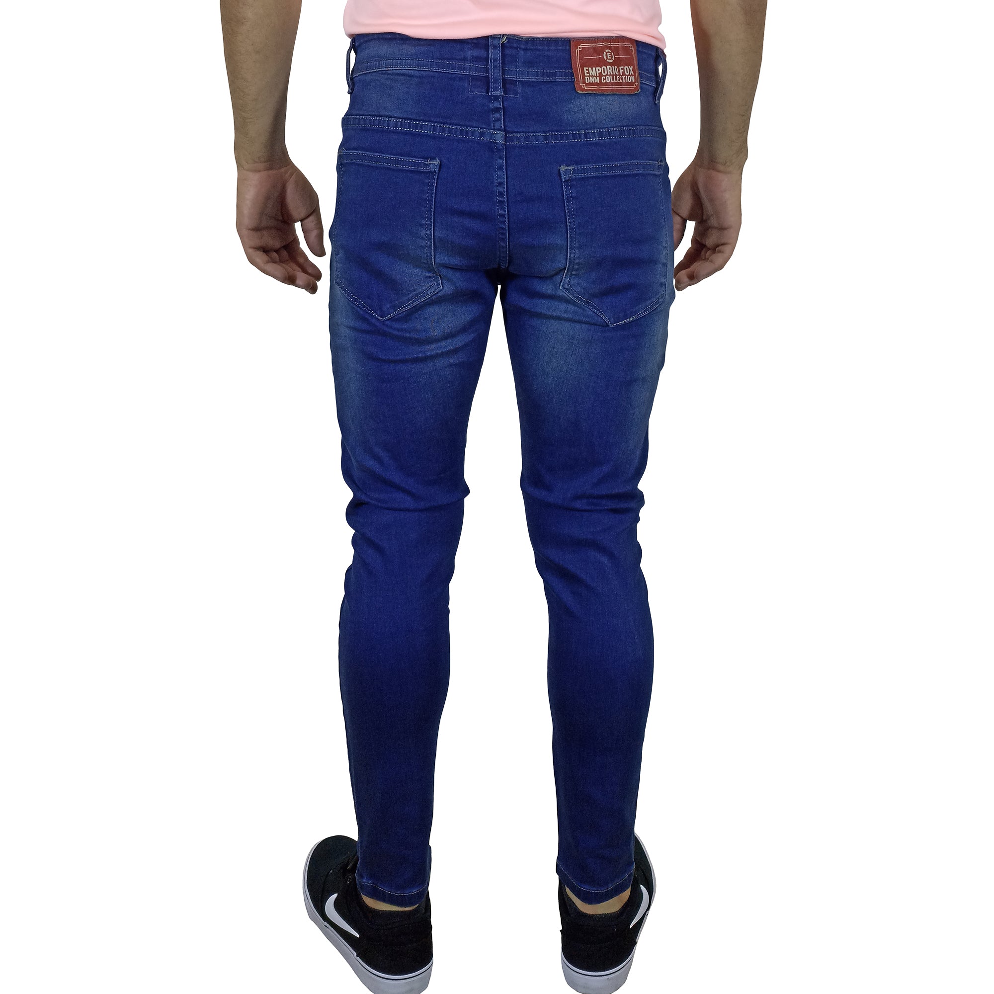 Pantalón Jean Moda Comfort Para Hombre - Azul