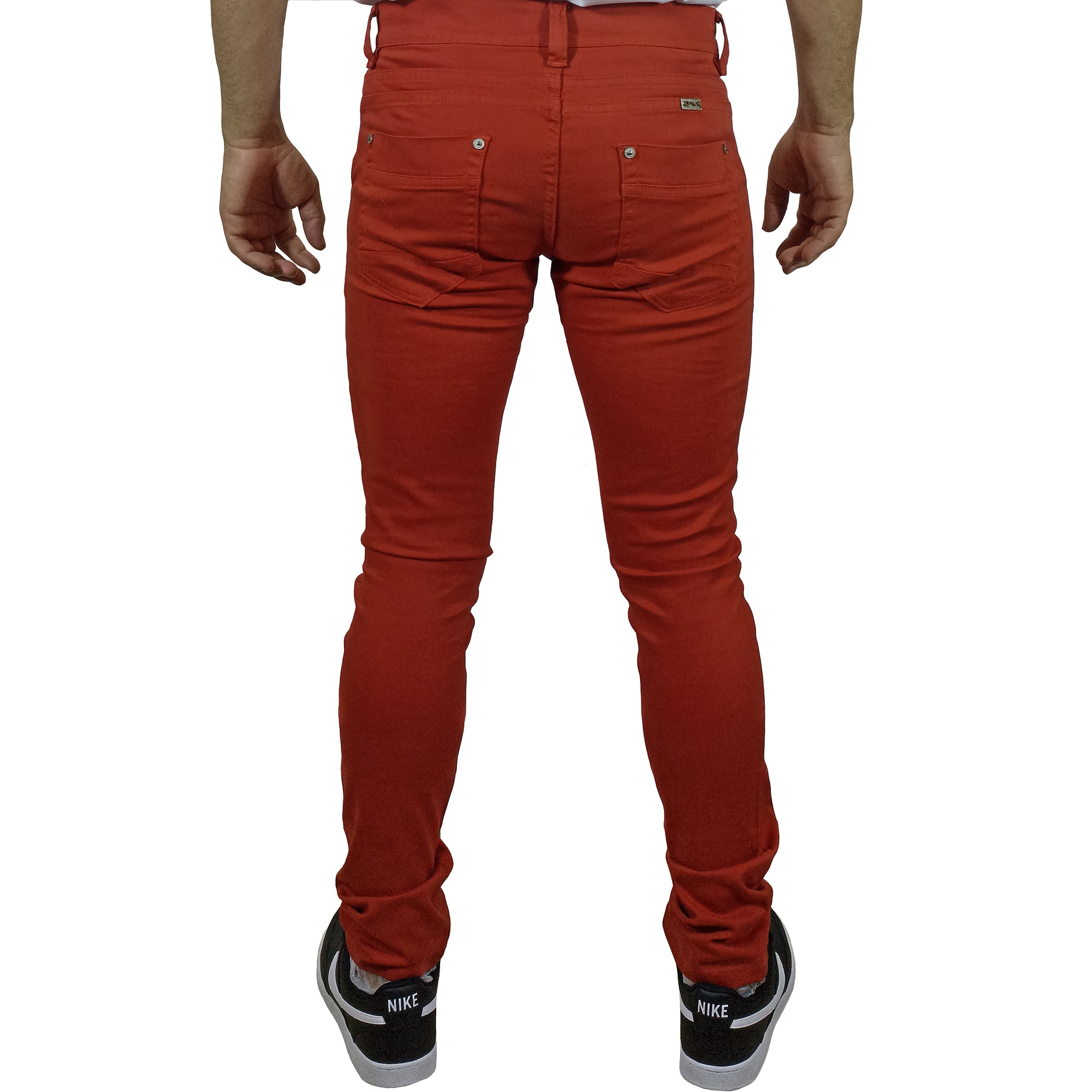 Pantalón Drill Moda Para Hombre - Naranja