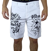 Bermuda Jean Moda DSR Para Hombre - Blanco