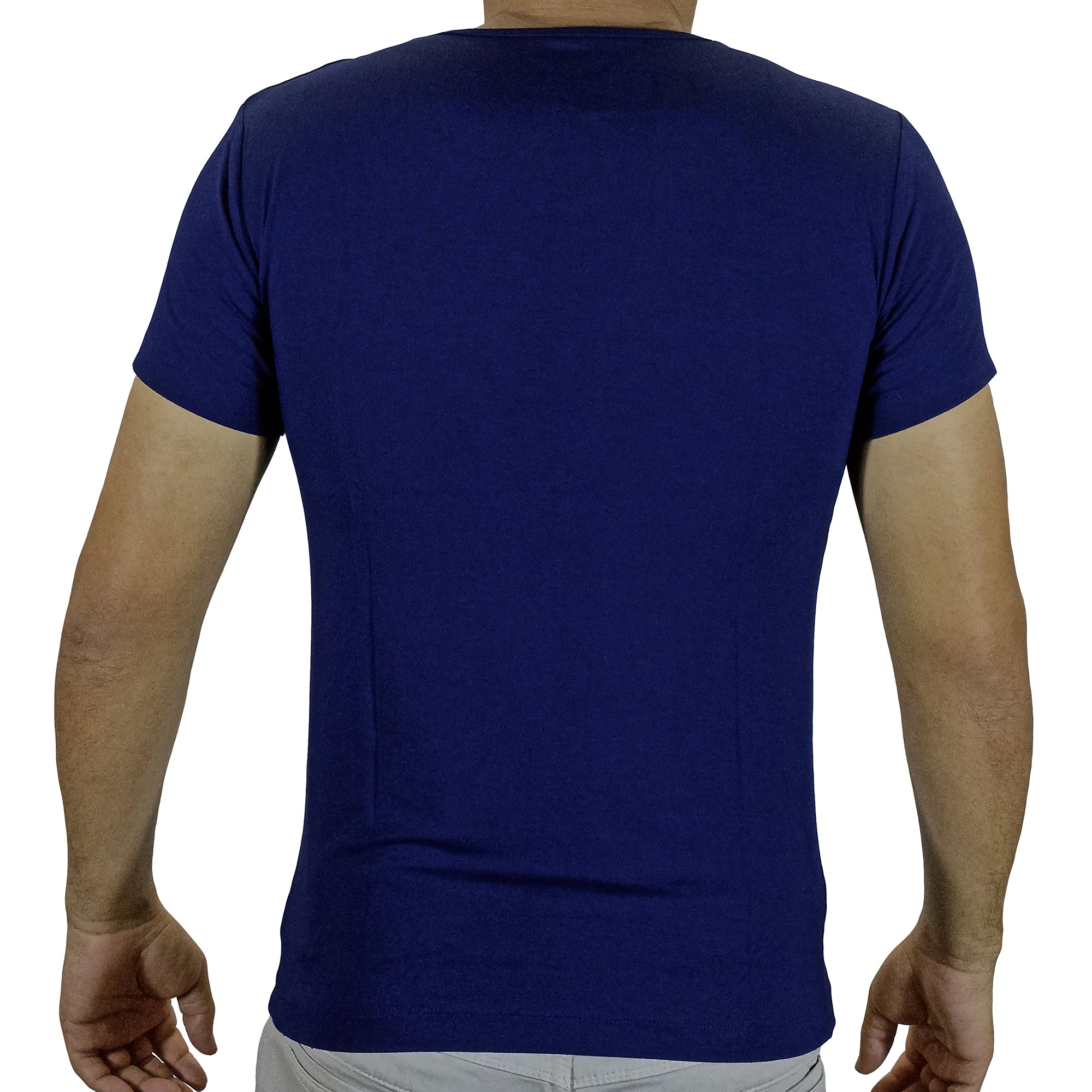 Polo Moda Lycrado Para Hombre - Azul