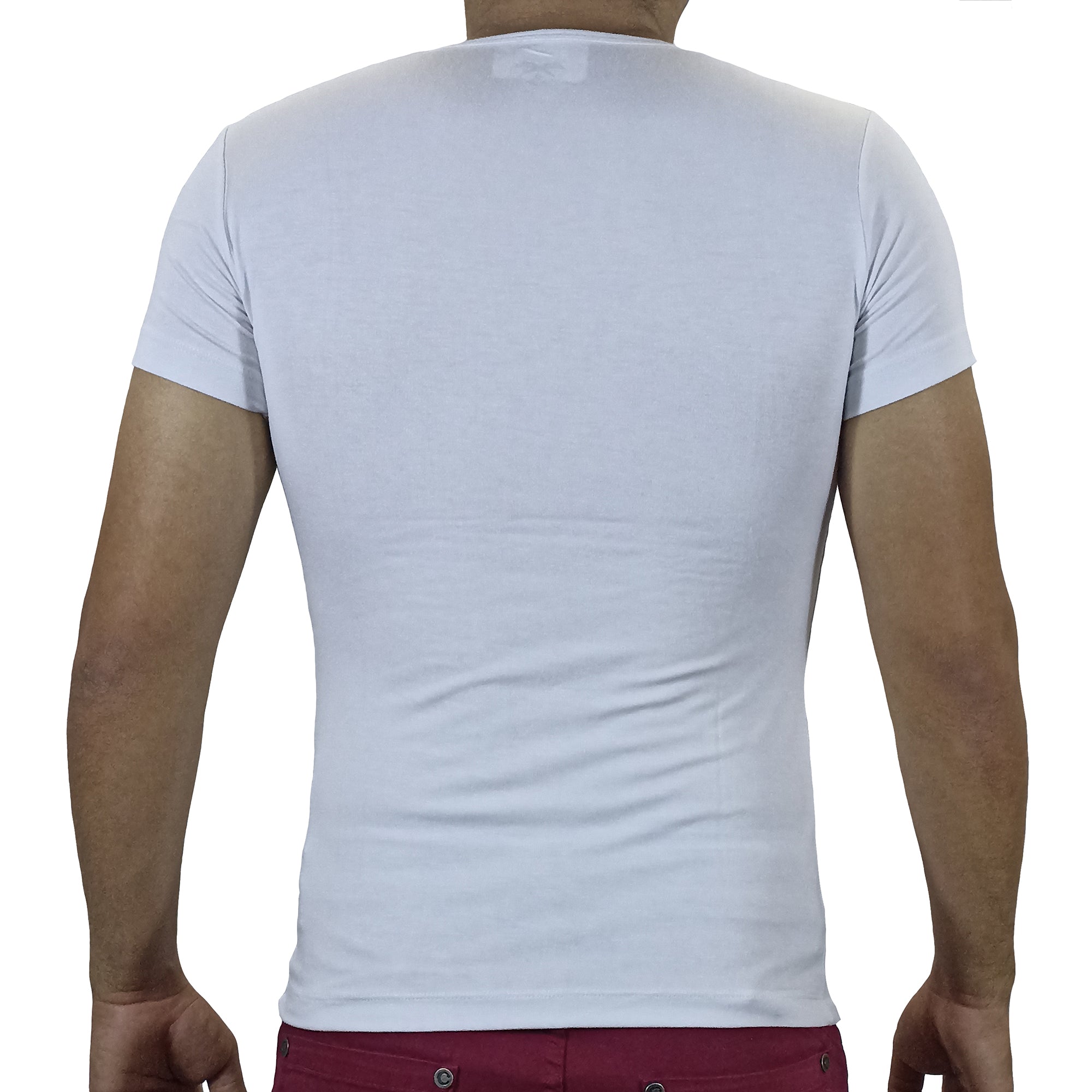 Polo Moda Lycrado Para Hombre - Blanco