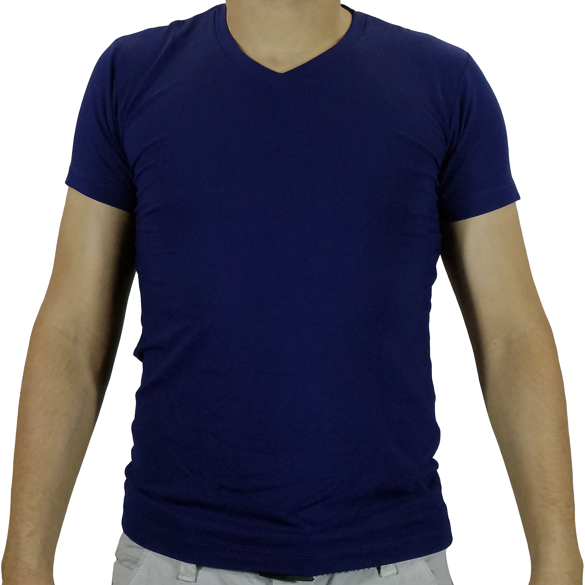 Polo Moda Lycrado Para Hombre - Azul