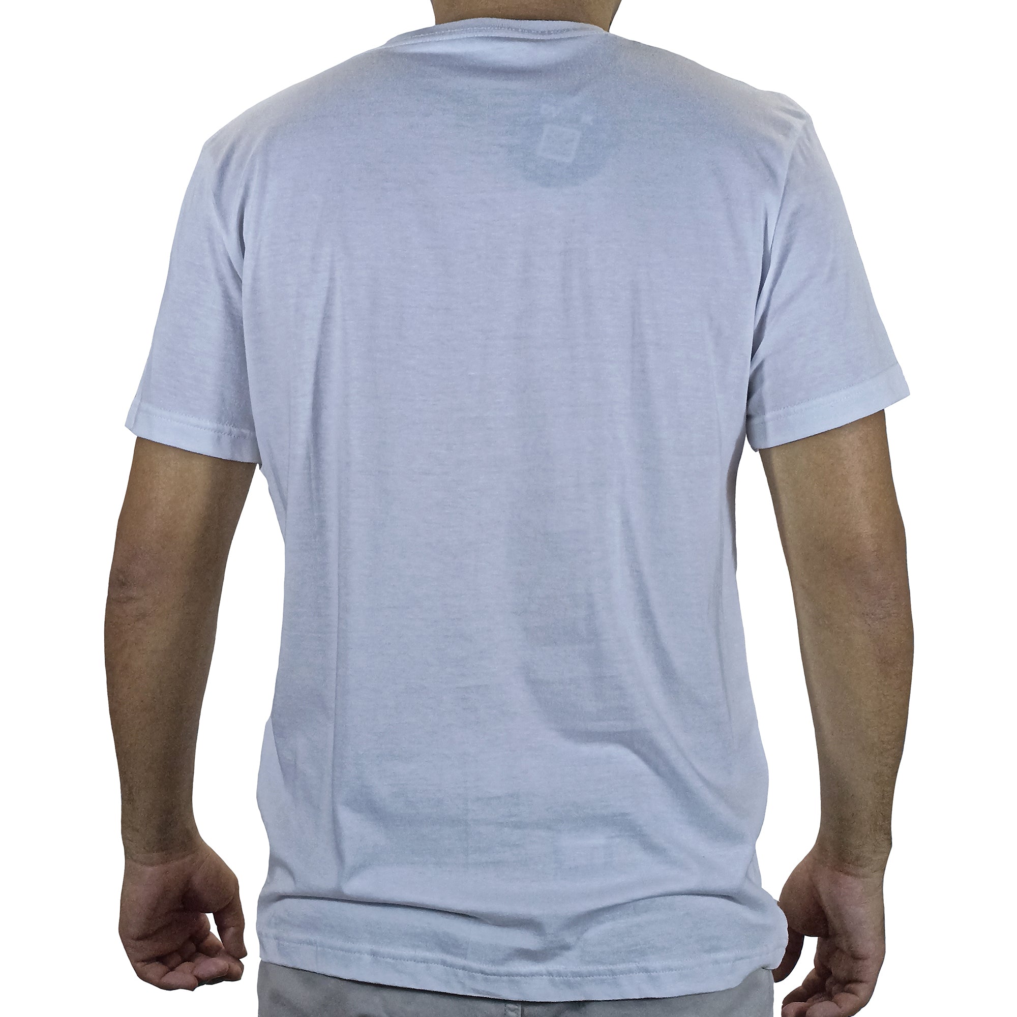 Polo Estampado Para Hombre - Blanco