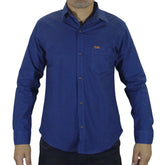 Camisa Drill Hombre - Azul