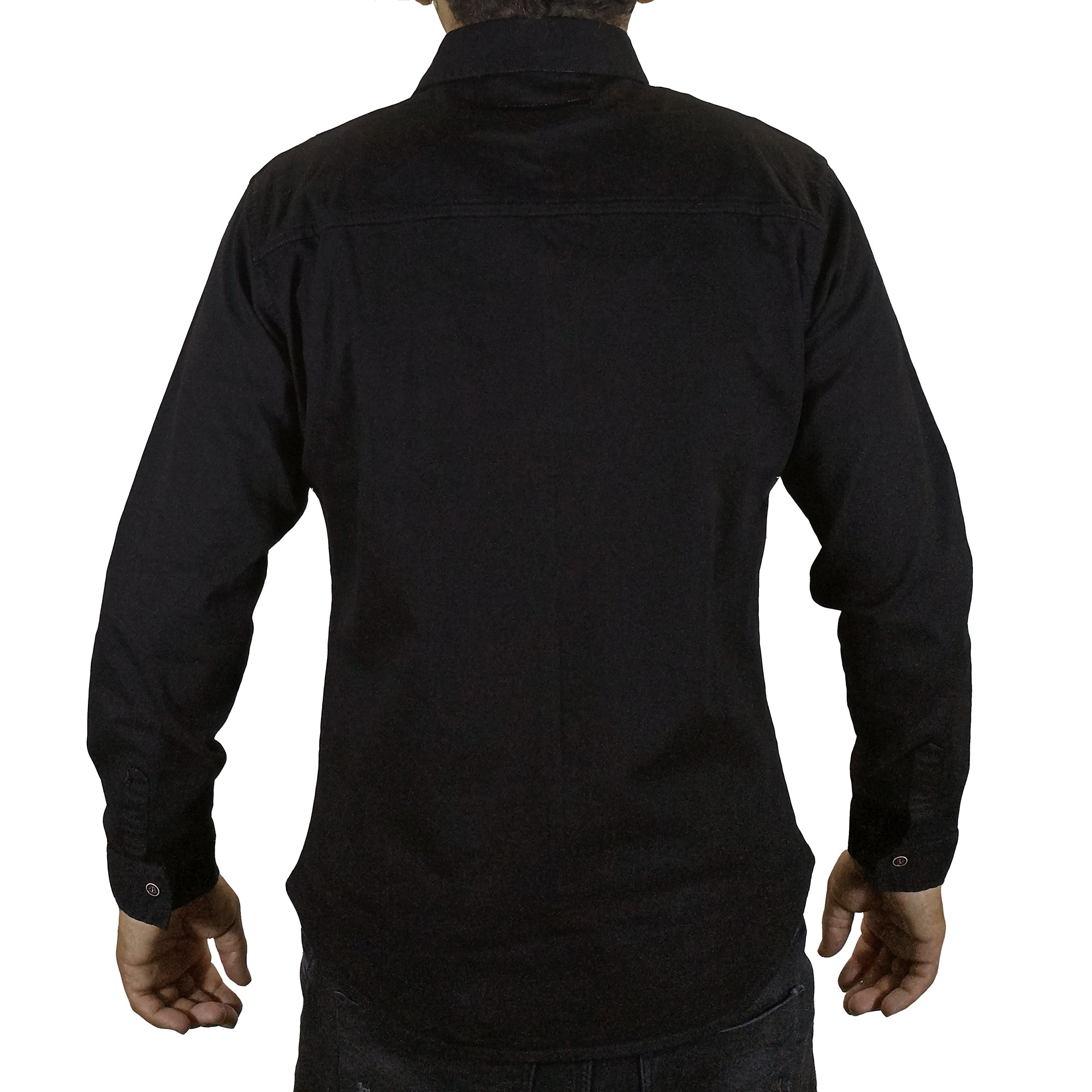 Camisa Drill Hombre - Negro