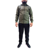 Conjunto de Buzo I-Run Verde/Negro | Ms-5057