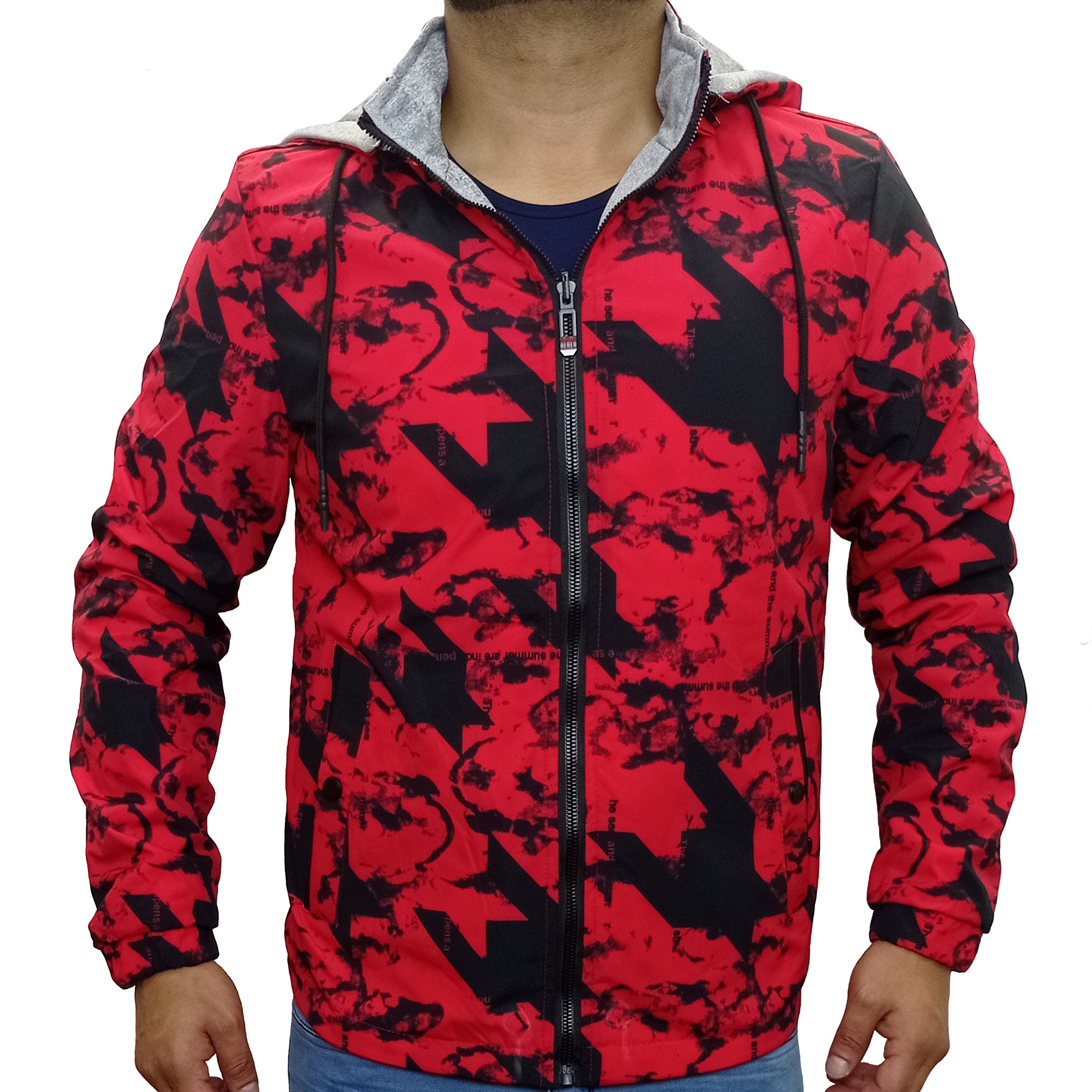 Casaca Hombre Térmica Reversible Xian - Rojo