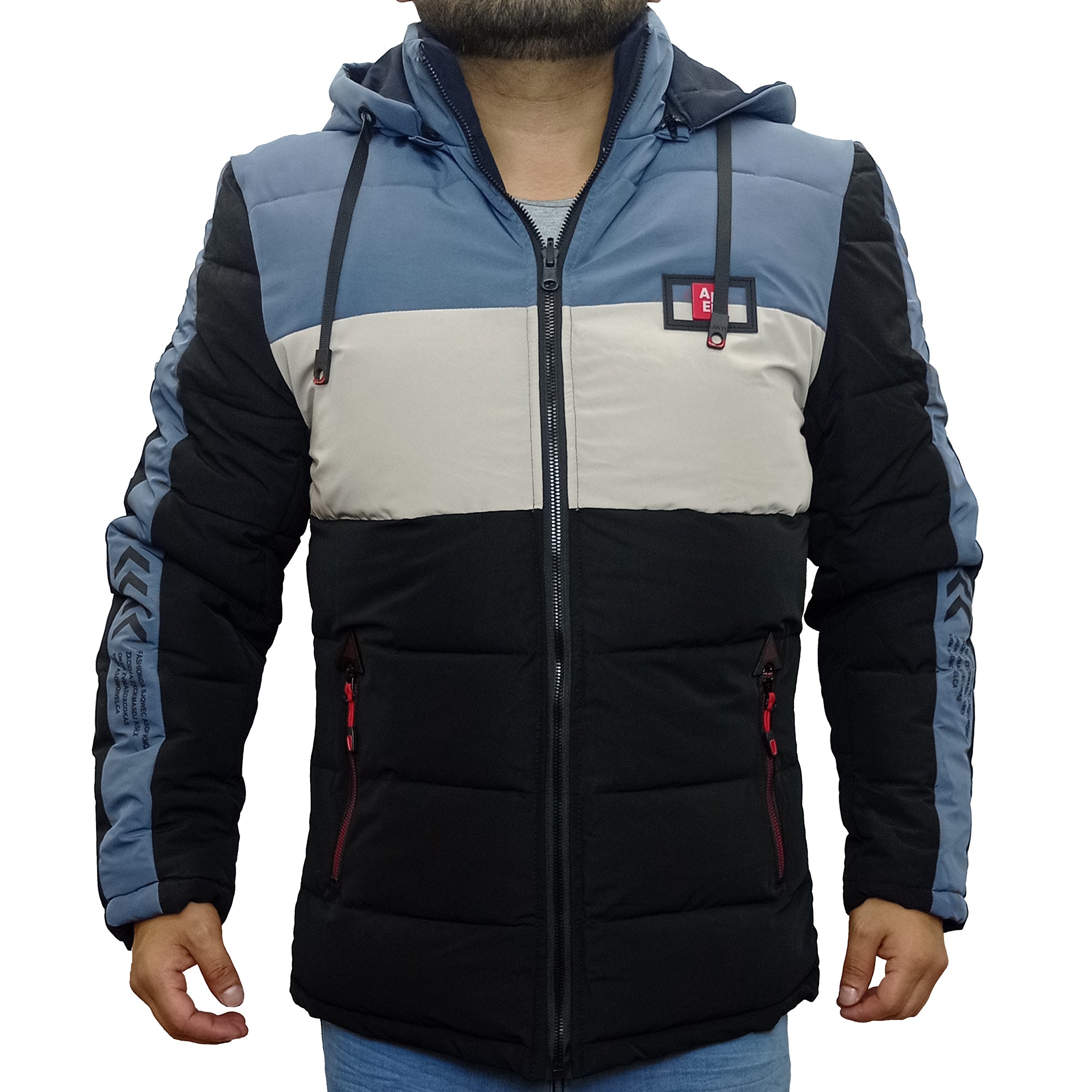 Casaca Hombre Térmica Reversible Ader - Acero