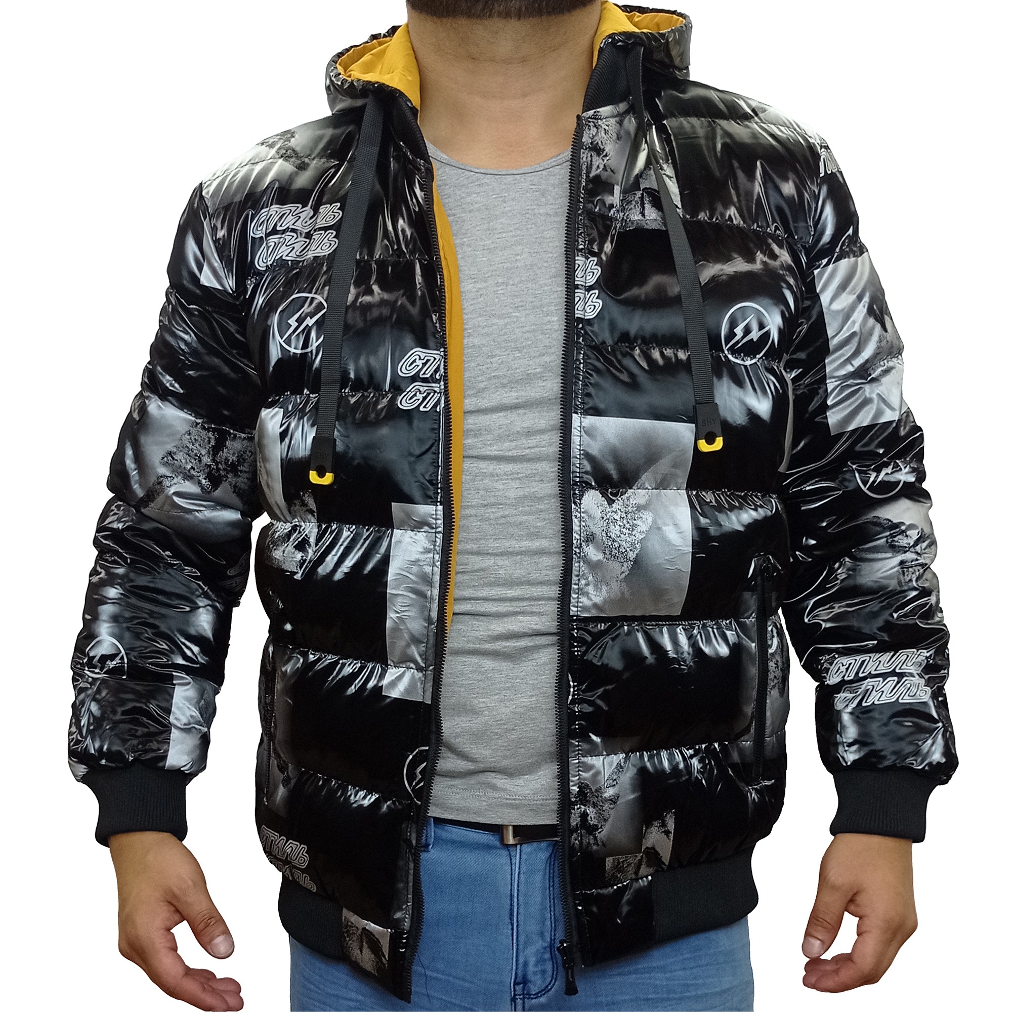 Casaca Hombre Térmica Reversible MSBAO 31721 - Negro