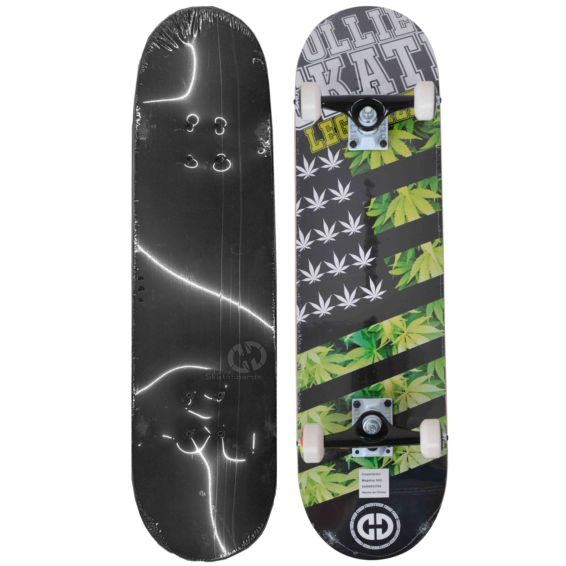 Skateboard Ollie Semiprofesional - Legalize | 20265C
