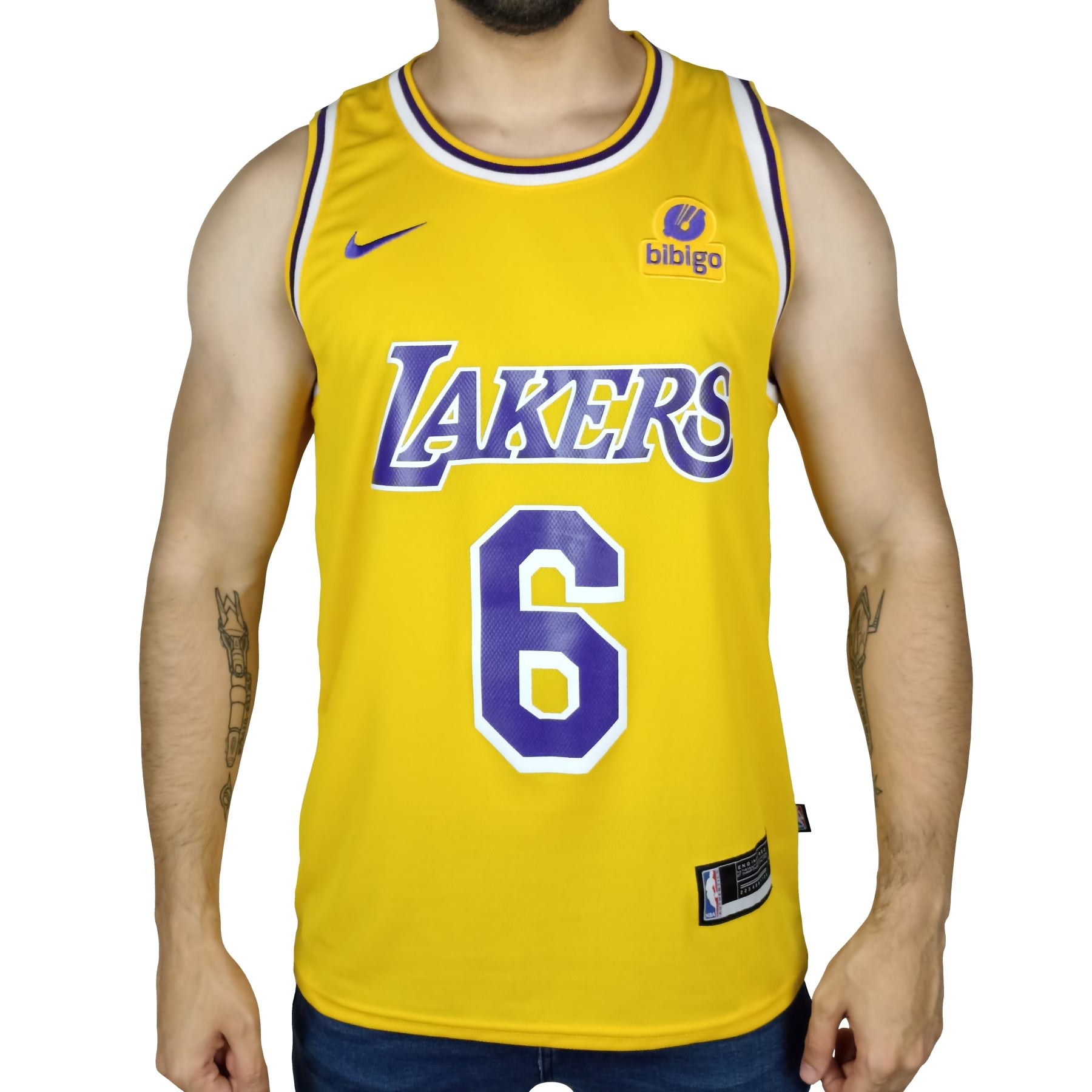 Camiseta Para Hombre NBA Lakers Amarillo – Boutique Boys