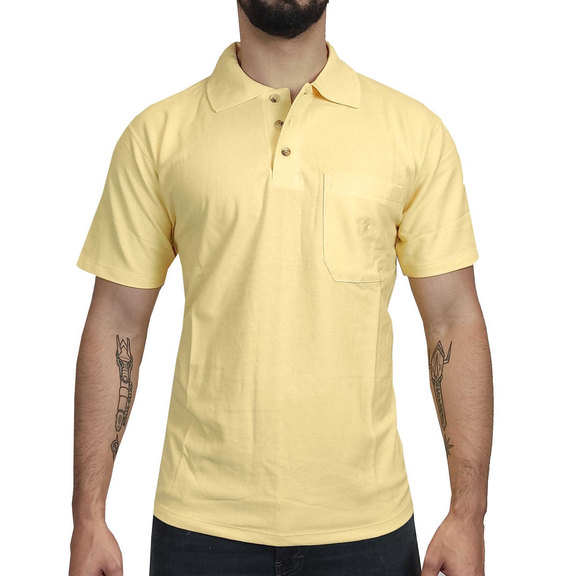 Polo Manga Corta Riff Urban Hombre Classic - Amarillo – Boutique Boys