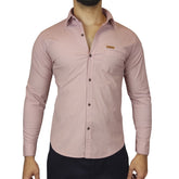 Camisa Manga Larga Drill - Rosado