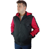 Casaca Majestic Xian Reversible - Negro / Rojo