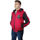 Casaca Majestic Xian Reversible - Rojo / Negro