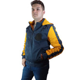Casaca Majestic Xian Reversible - Negro / Amarillo