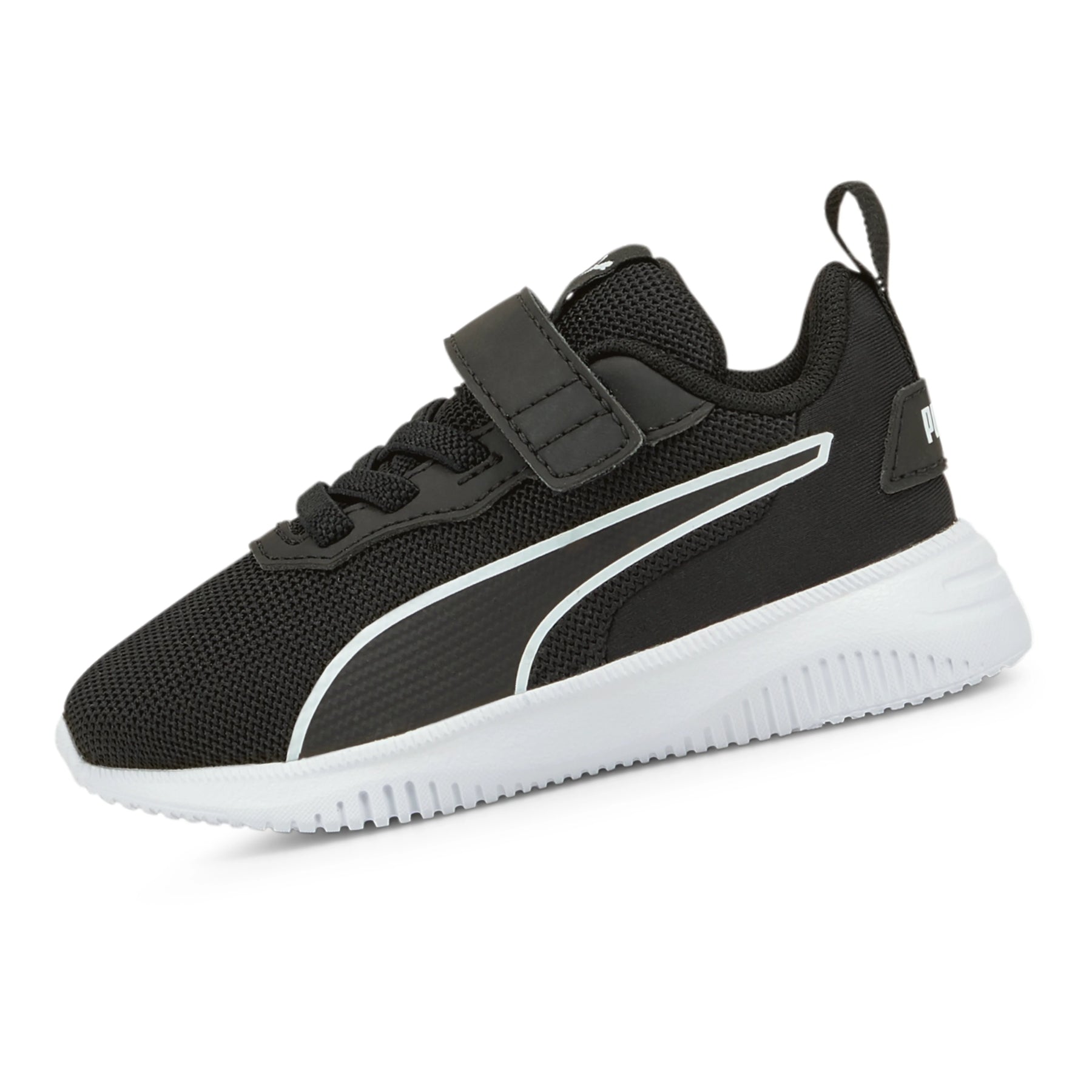 Zapatillas Running Puma Flyer Runner Niño Niña Negra