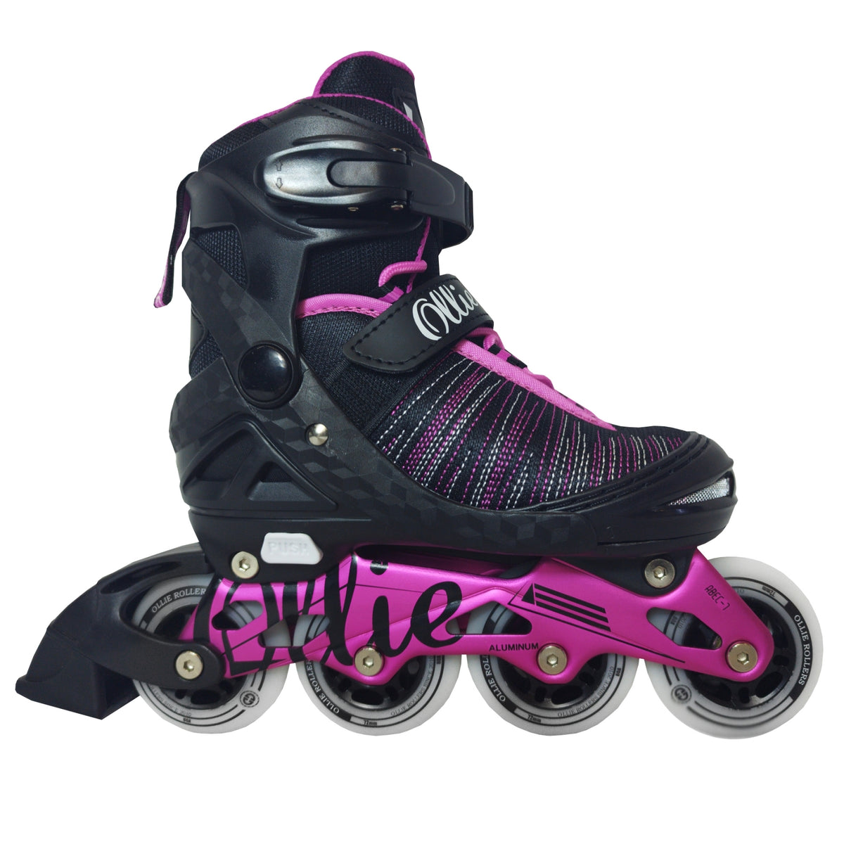 Patines Linea Urbana 4 Ruedas Negro/Rosado Del 38 al 41 | Mzs839-22