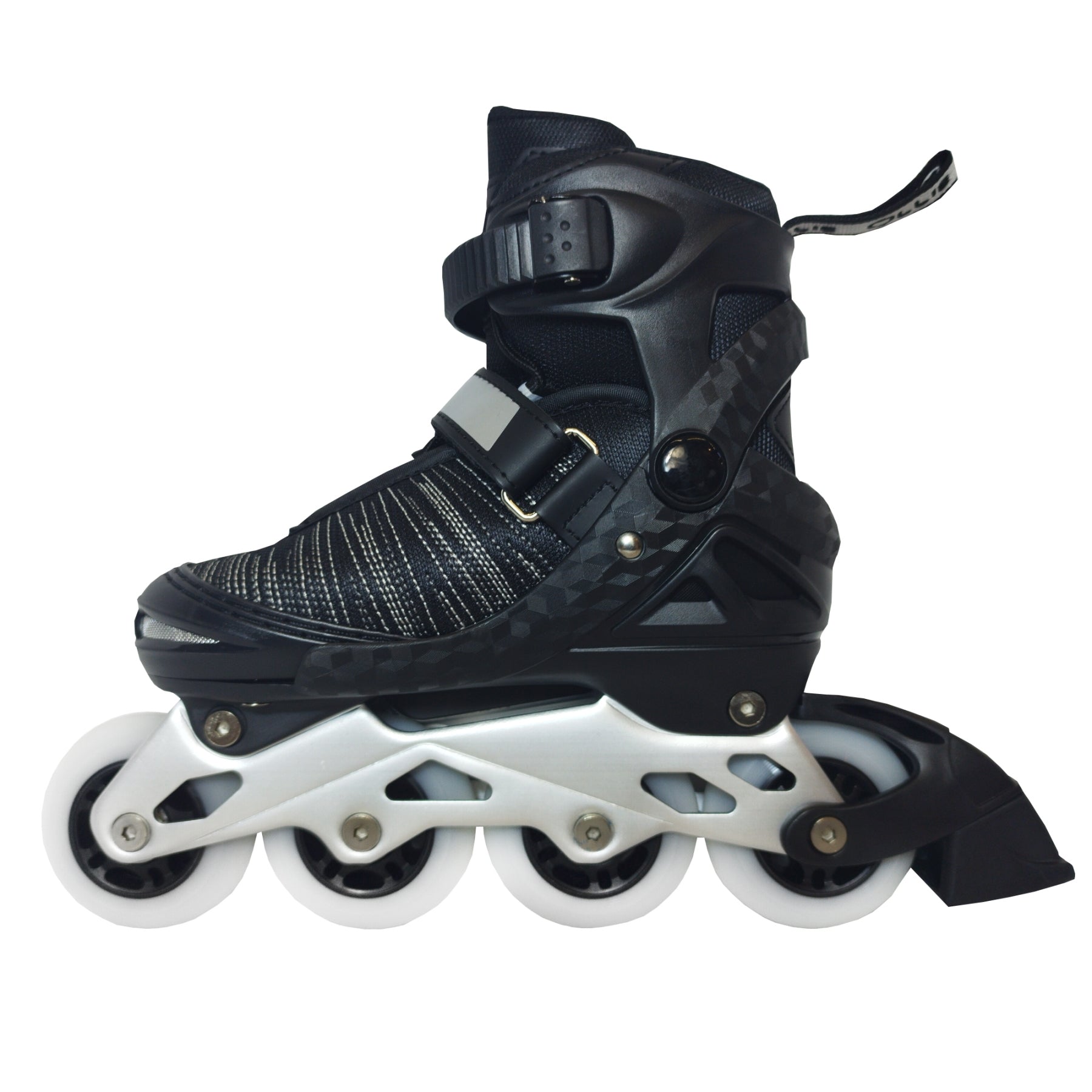 Patines Linea Ollie 4 Ruedas Urbanos  Talla Del 38 Al 41 - Negro/Plomo MZS839-22L