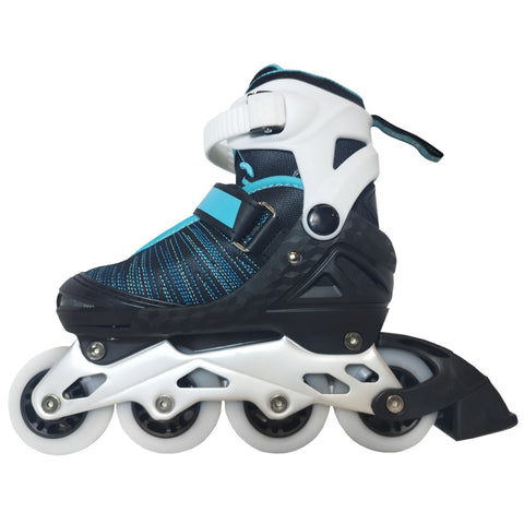 Patines Linea Ollie 4 Ruedas Urbanos  Talla Del 38 Al 41 - Negro/Azul MZS839-22L