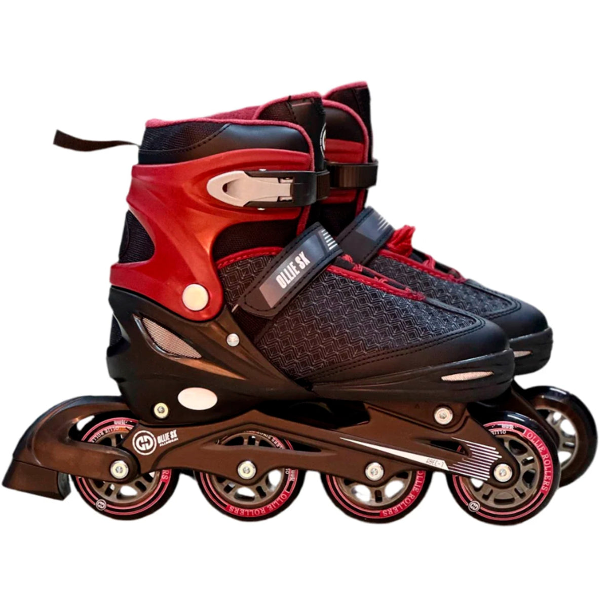 Patines Linea 4 Ruedas Ollie Sk - Negro/Guinda Del 34-37 YS-D2-M