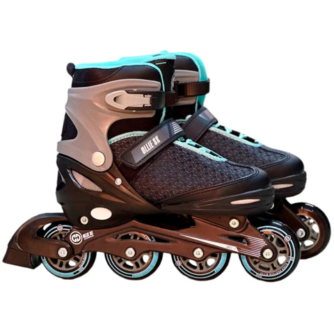 Patines Linea 4 Ruedas Ollie Sk - Negro/Azul Del 34-37 YS-D2-M