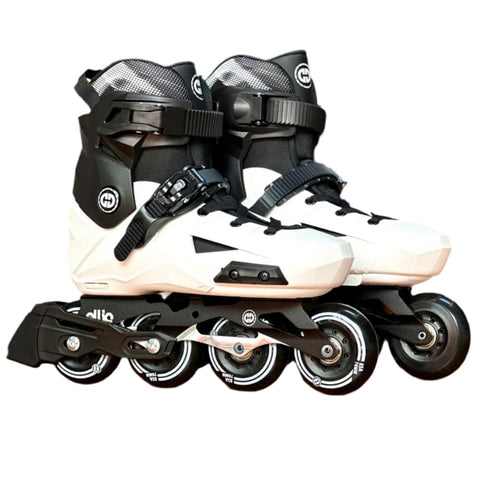 Patines Linea 4 Ruedas Ollie Sk 2 - Blanco/Negro Del 32-35 YS-Q3-S