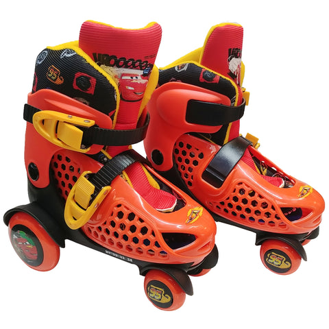 Patines 4 Ruedas Disney Cars - Ajustable Talla 31 al 34 - Naranja | 19580