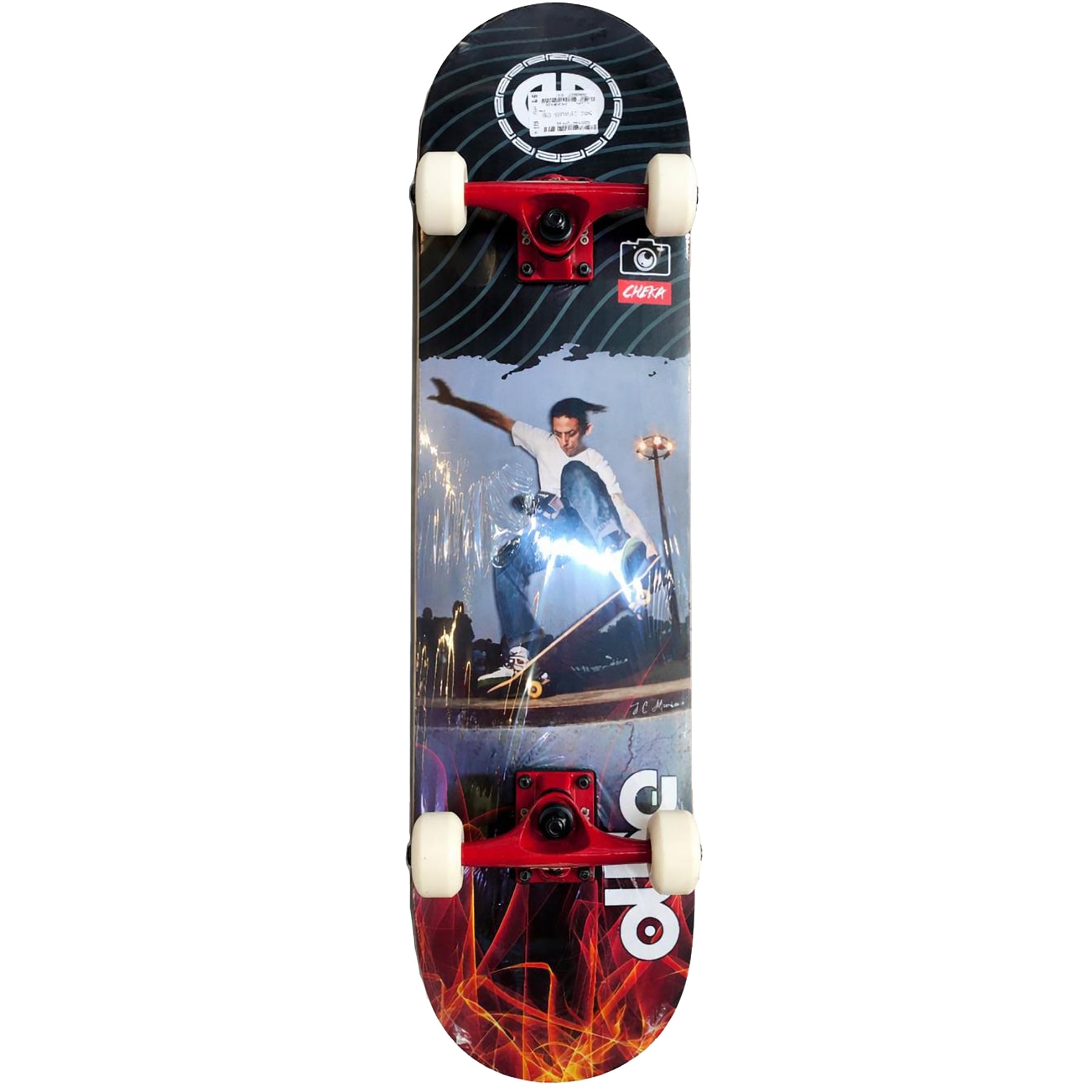 Skate Ollie Basic Tony Hanw - Negro/Rojo OM-3108-C-24