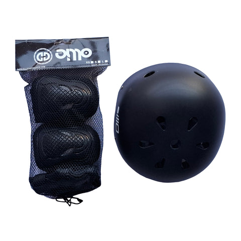Pack Skateboard Prot Ollie My Bones My Music   - Blanco MG-7109-SET