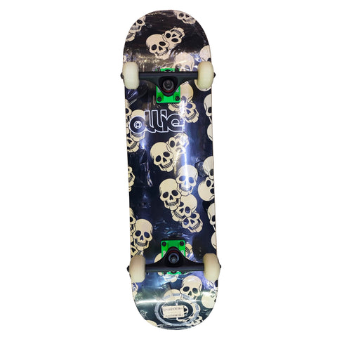 Skateboard Ollie Basic Skull Mult Iii - Negro/Beige OM-3108-D