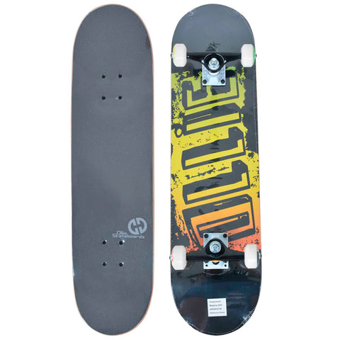 Skateboard Ollie Semi Pro 5 Olliee - Negro/Amarillo 20265A