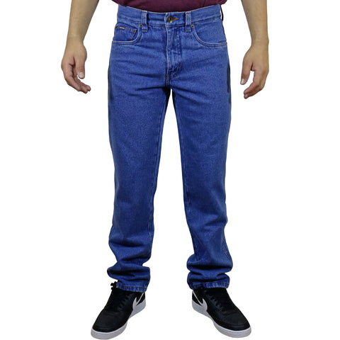 Pantalón Jean Clásico Para Hombre - Celeste