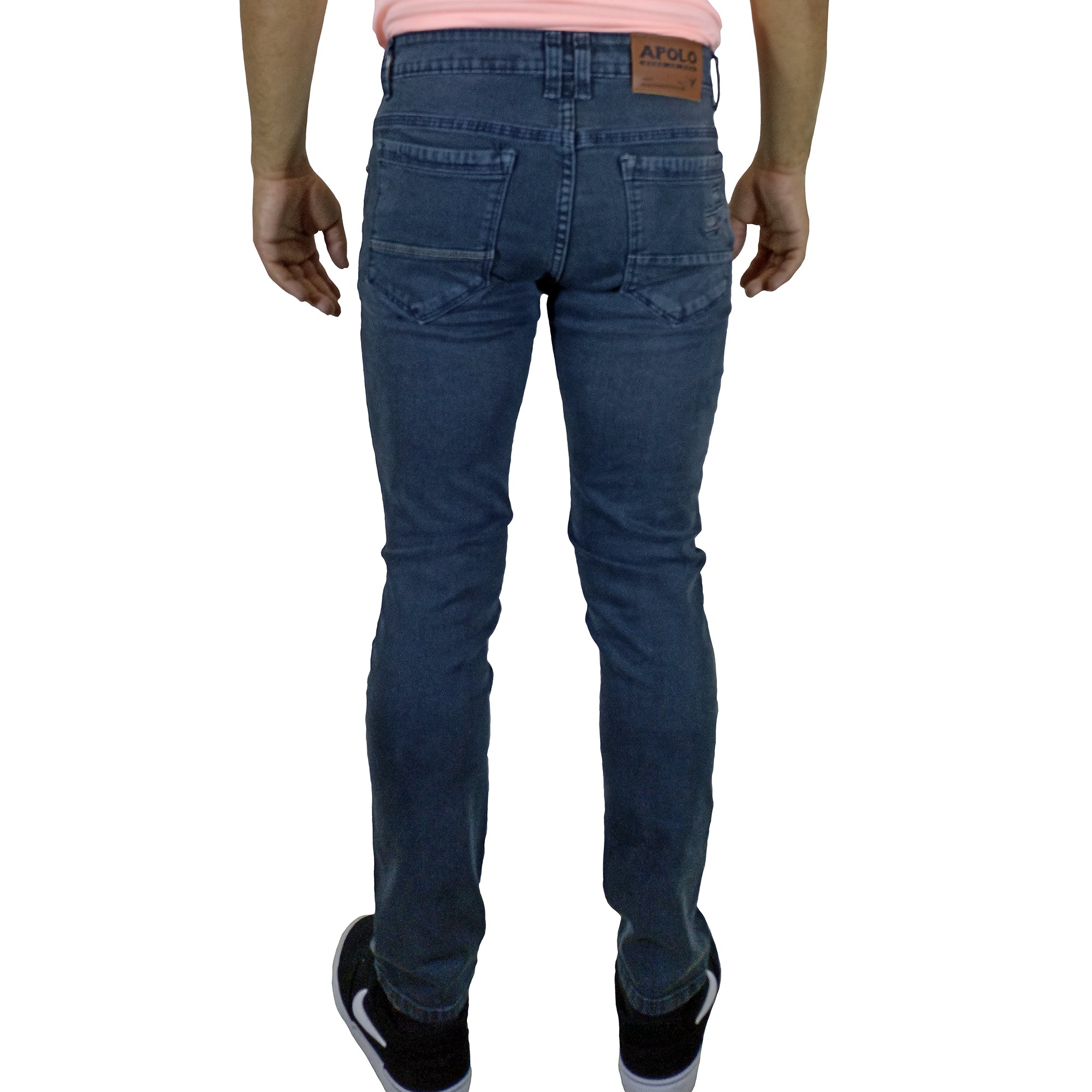 Pantalón Jean Comfort Moda Para Hombre - Plomo