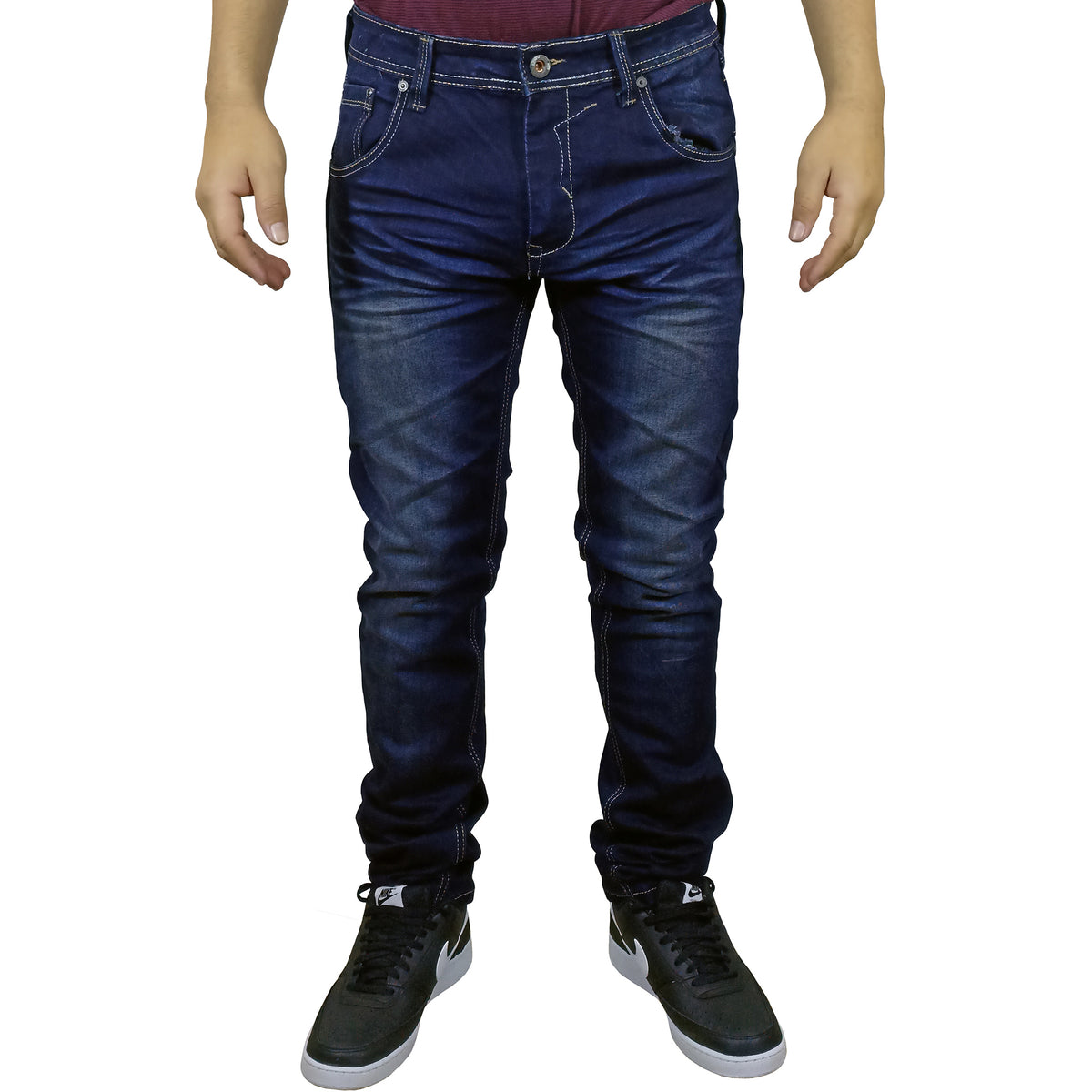 Pantalón Jean Moda Para Hombre - Azul