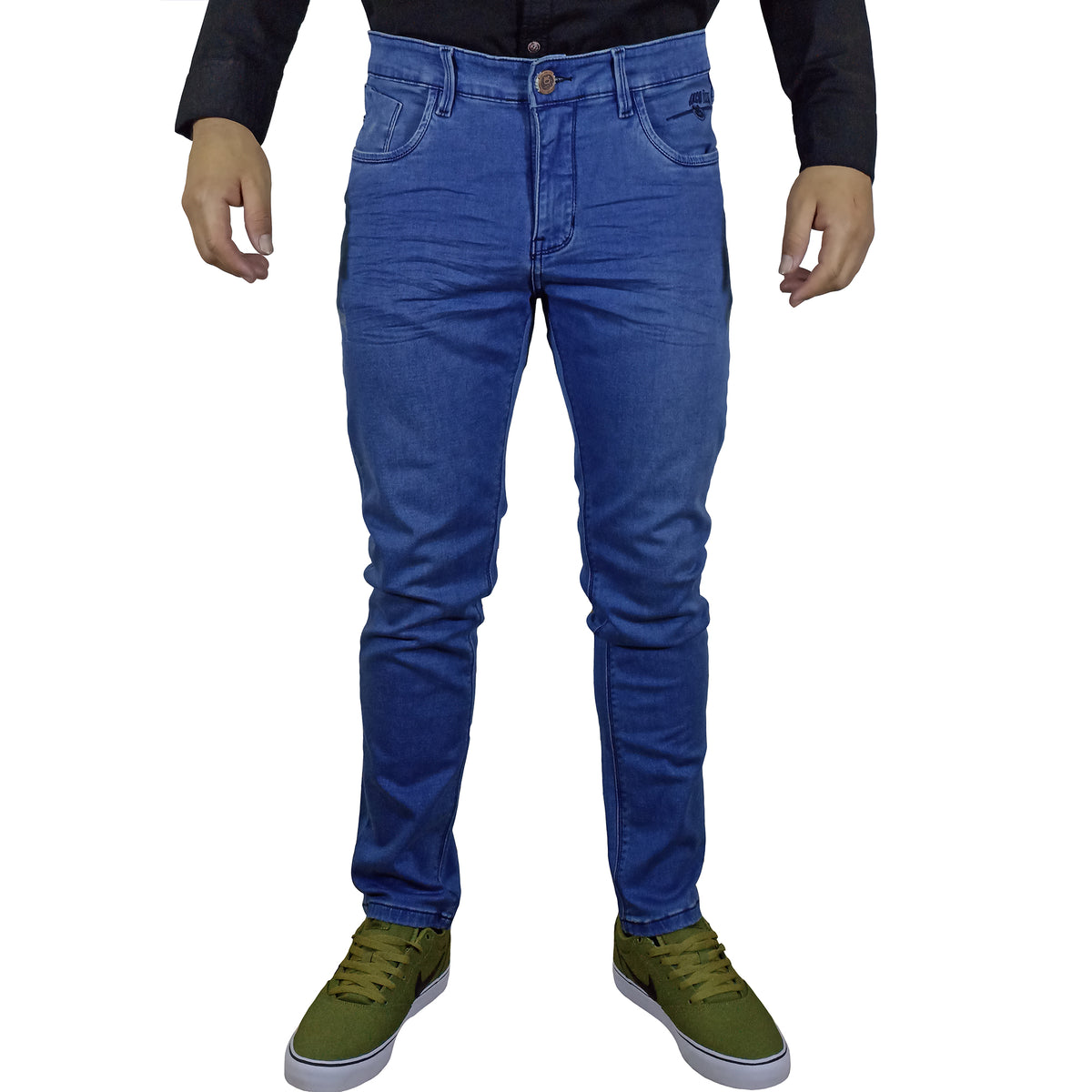 Pantalón Jean Jaco Ronaldo Para Hombre - Celeste