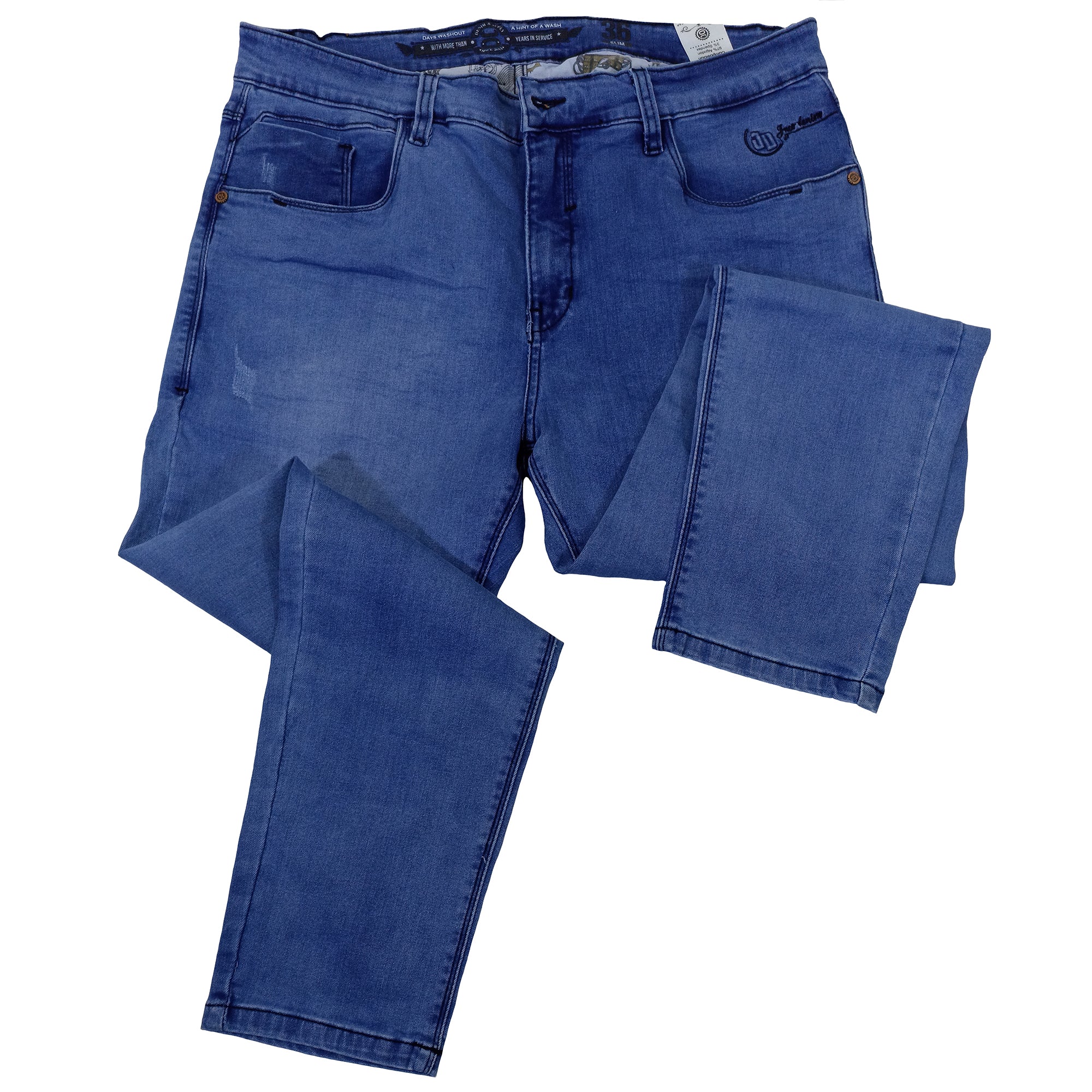 Pantalón Jean Jaco Max Para Hombre - Celeste