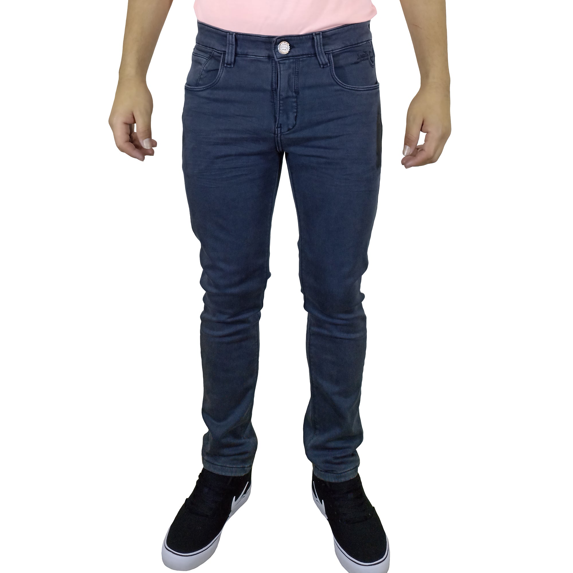 Pantalón Jean Jaco Jesus Para Hombre - Plomo