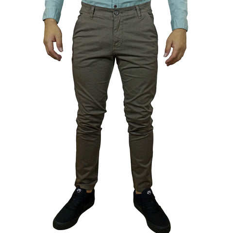 Pantalón Drill Comfort Jaco Para Hombre- Marrón