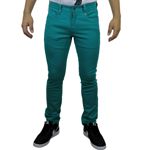 Pantalón Drill Moda Para Hombre - Turquesa