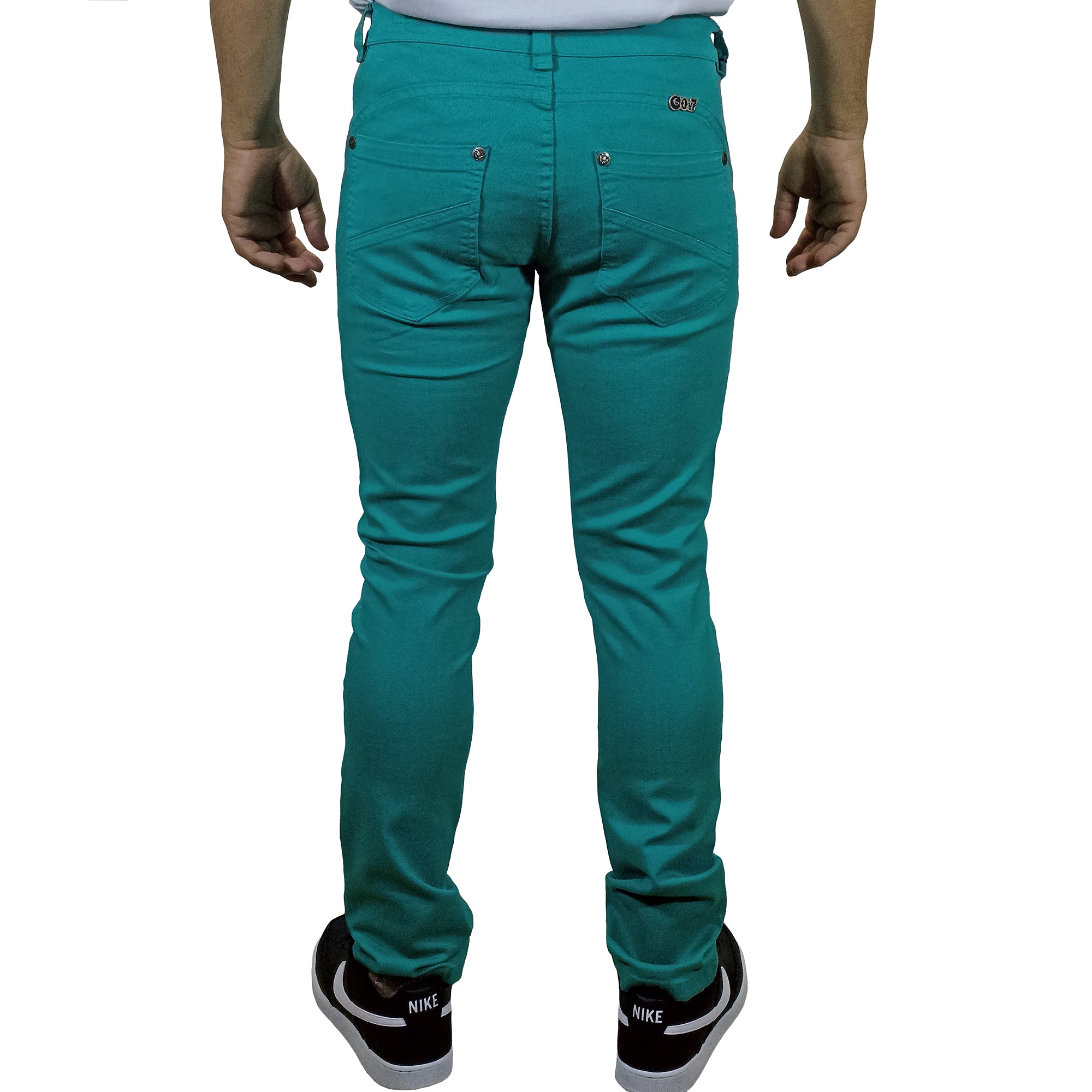 Pantalon turquesa online hombre