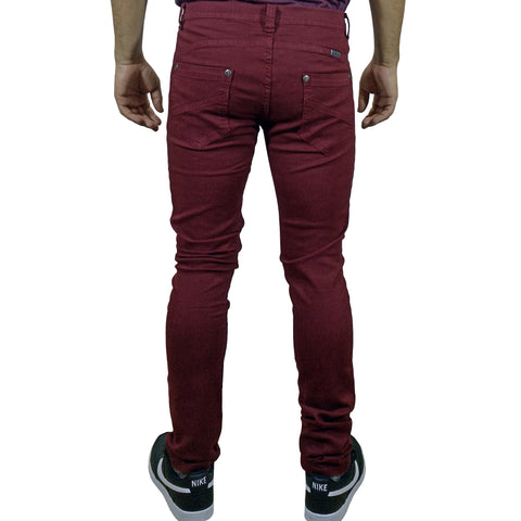 Pantalón Drill Moda Para Hombre - Guinda