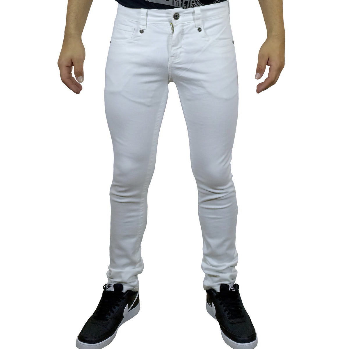 Pantalón Drill Moda Para Hombre - Blanco