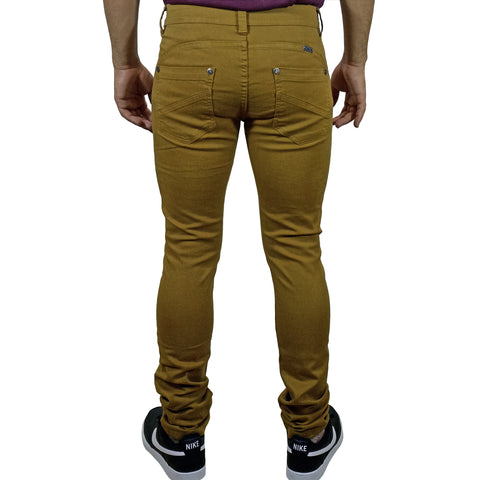 Pantalón Drill Moda Para Hombre - Mostaza