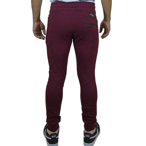 Jogger Algodón Para Hombre - Guinda