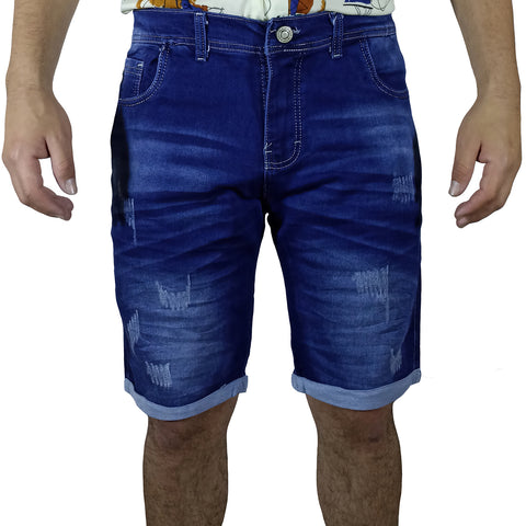 Bermuda Jean Moda DSR Para Hombre - Azul