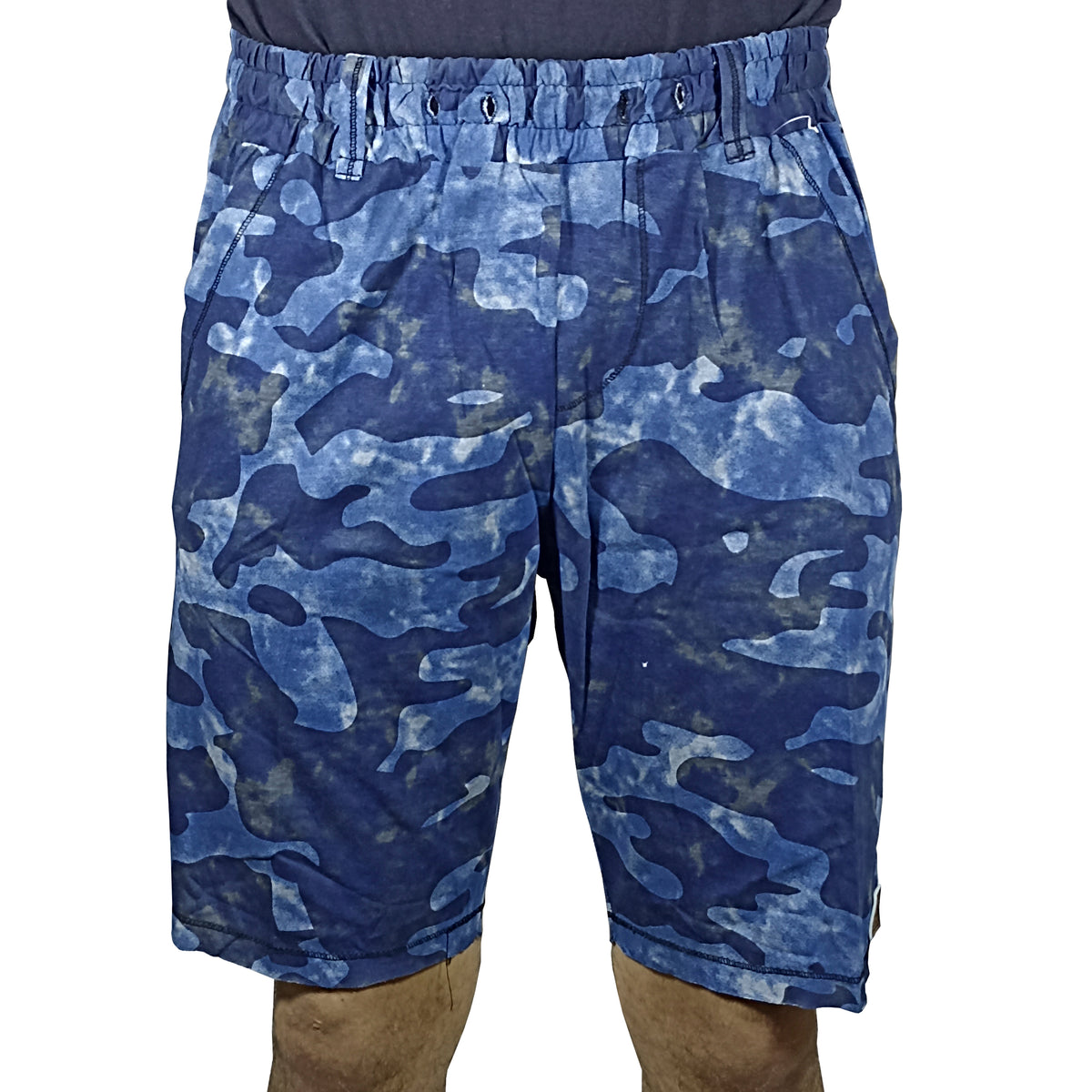 Short Estampado Hombre - Azul