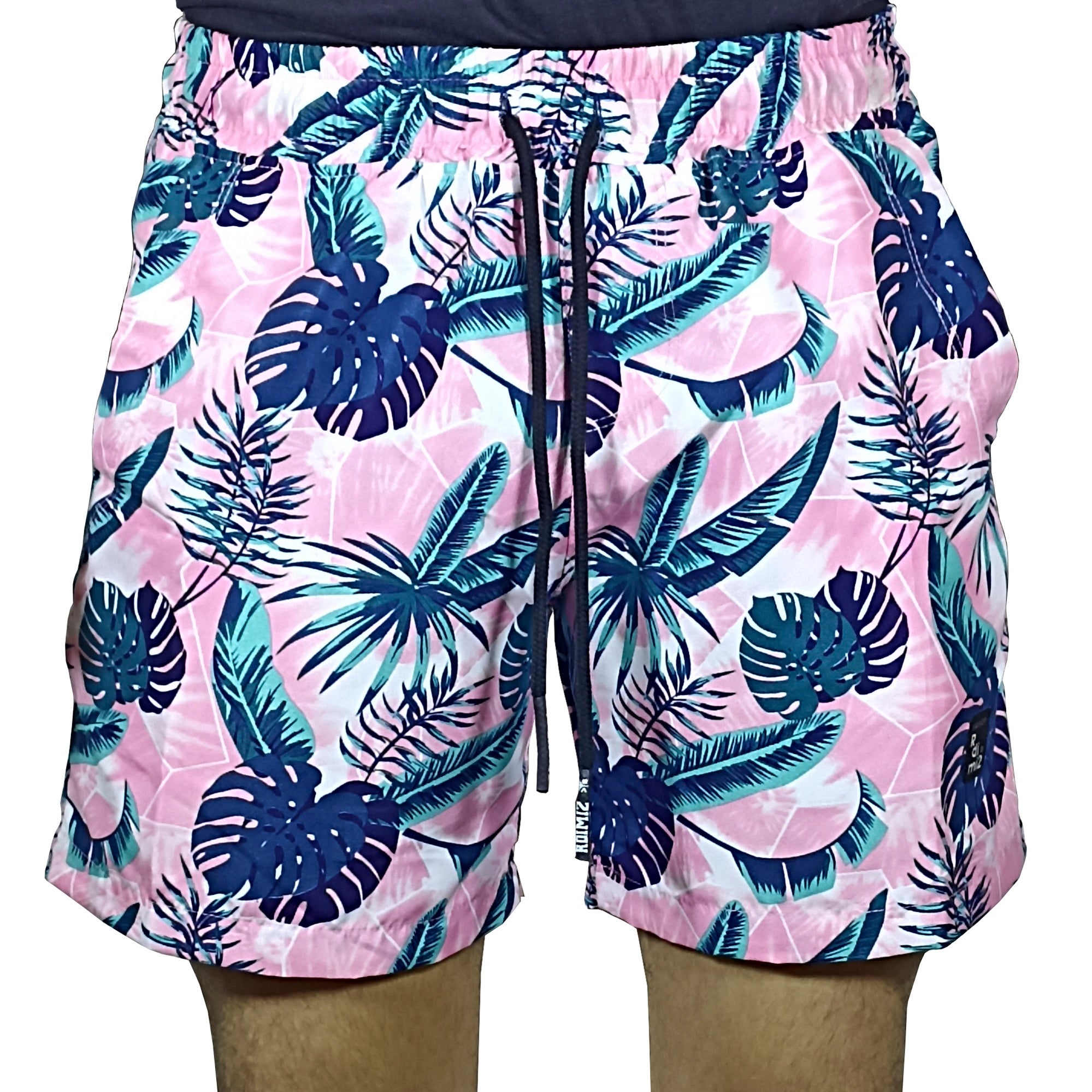 Short Estampado Hombre - Rosa