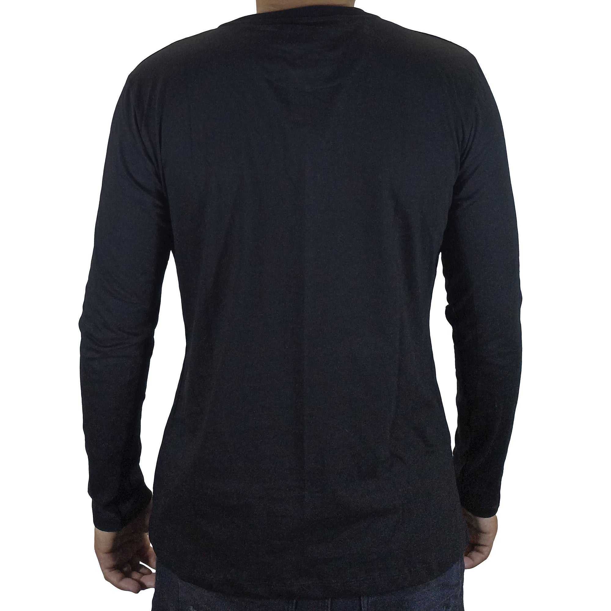 Polo Hombre Manga Larga - Negro